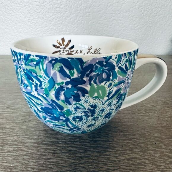 Lilly Pulitzer Tropical Ceramic Coffee Cup Mug - Picture 2 of 5